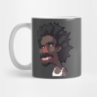 Crabman portrait in pixelart Mug